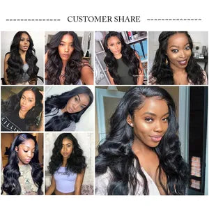 Tissage ondulé — 100 % cheveux naturels Tissage ondulé — 100 % cheveux naturels