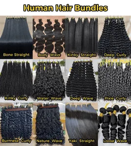 Tissage ondulé — 100 % cheveux naturels Tissage ondulé — 100 % cheveux naturels