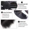 Tissage raide — 100 % cheveux naturels Tissage raide — 100 % cheveux naturels