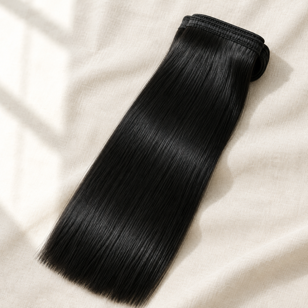 Tissage raide — 100 % cheveux naturels